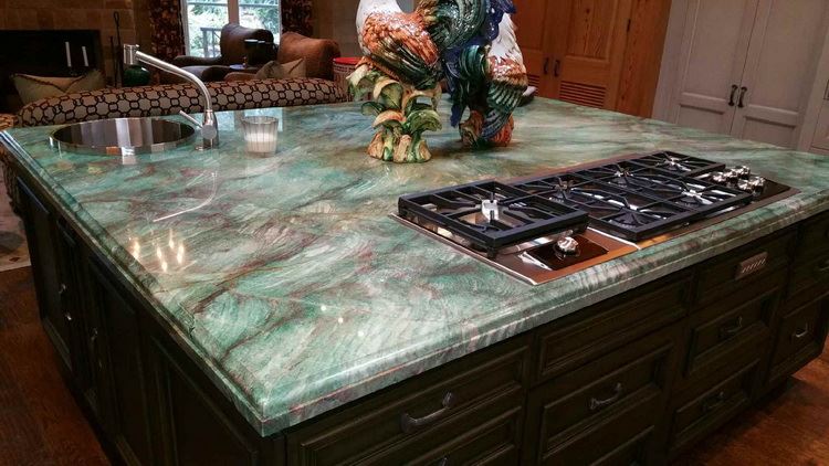 Botanic Green Kitchen Top