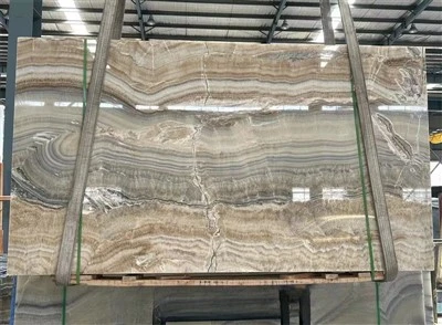 Placă de marmură Argento Onyx
