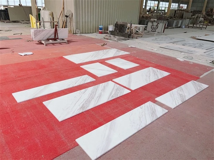 volakas marble kitchen